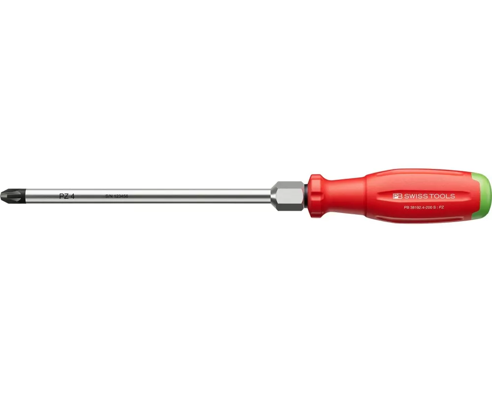 PB Swiss Tools Schraubenzieher PB 38192.4-200 S Pozidriv