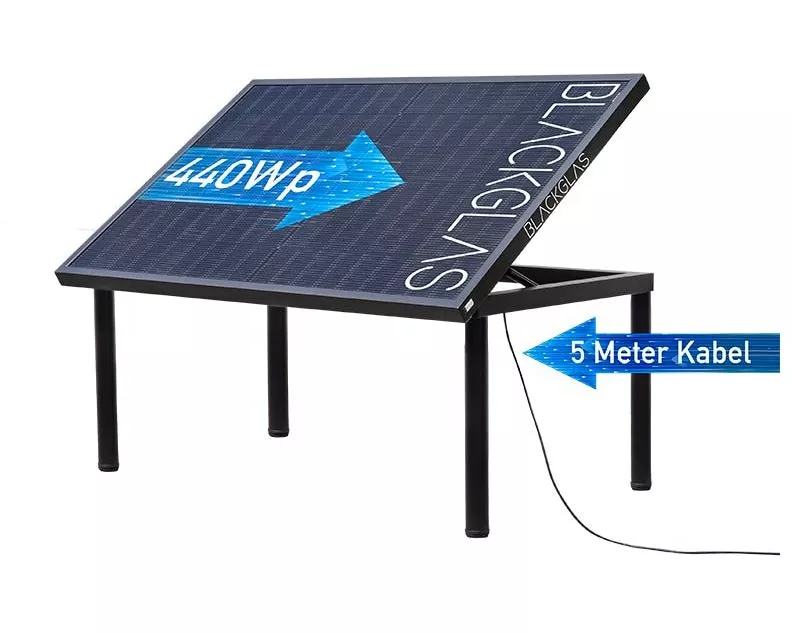 BLACKGLAS Solartisch ECOnova 440 W