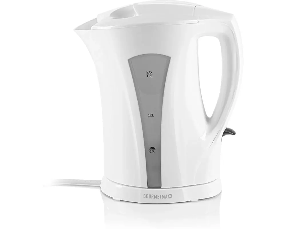 GOURMETmaxx Wasserkocher 1.7 l, Weiss
