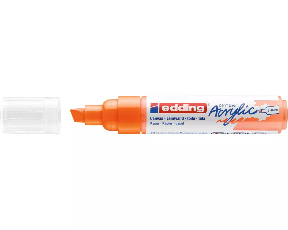 edding Acrylmarker 5000 Breit, Neonorange