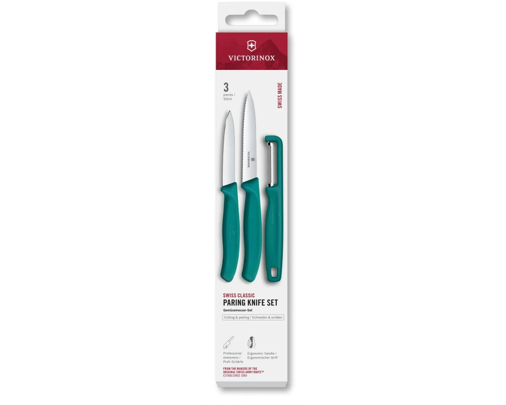 Victorinox Messer-Set Swiss Classic, Grün
