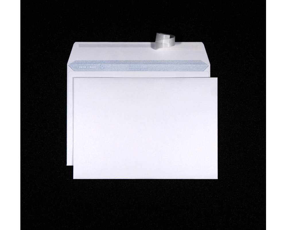 METTLER Couvert ohne Fenster B5 8096-120 120g, ultraweiss 500 Stk.