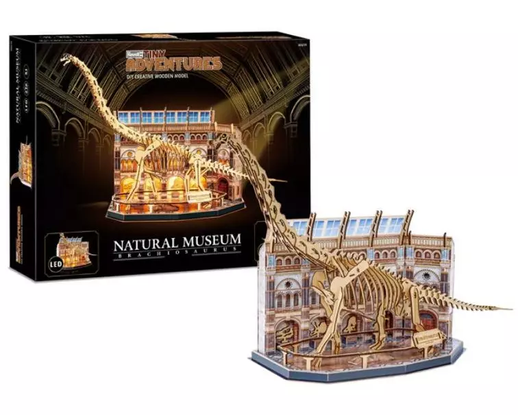 Revell Tiny Adventures – Natural Museum Brachiosaurus Holz