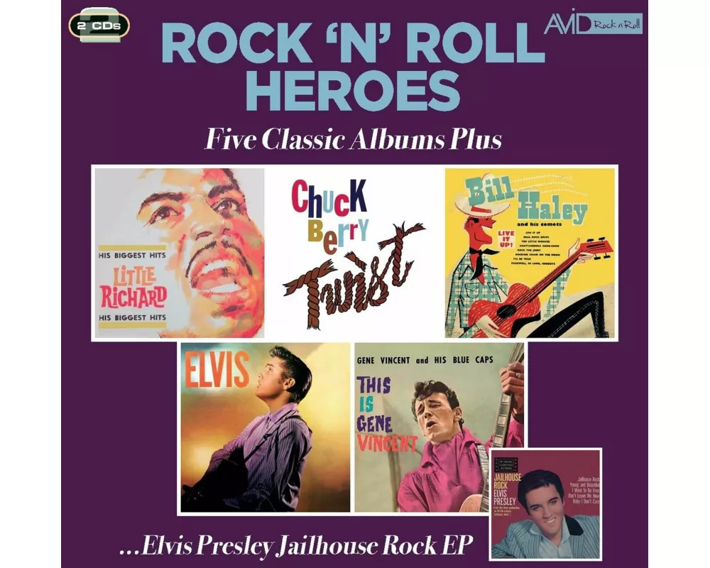 Rock N Roll Heroes - Five Classic Albums Plus