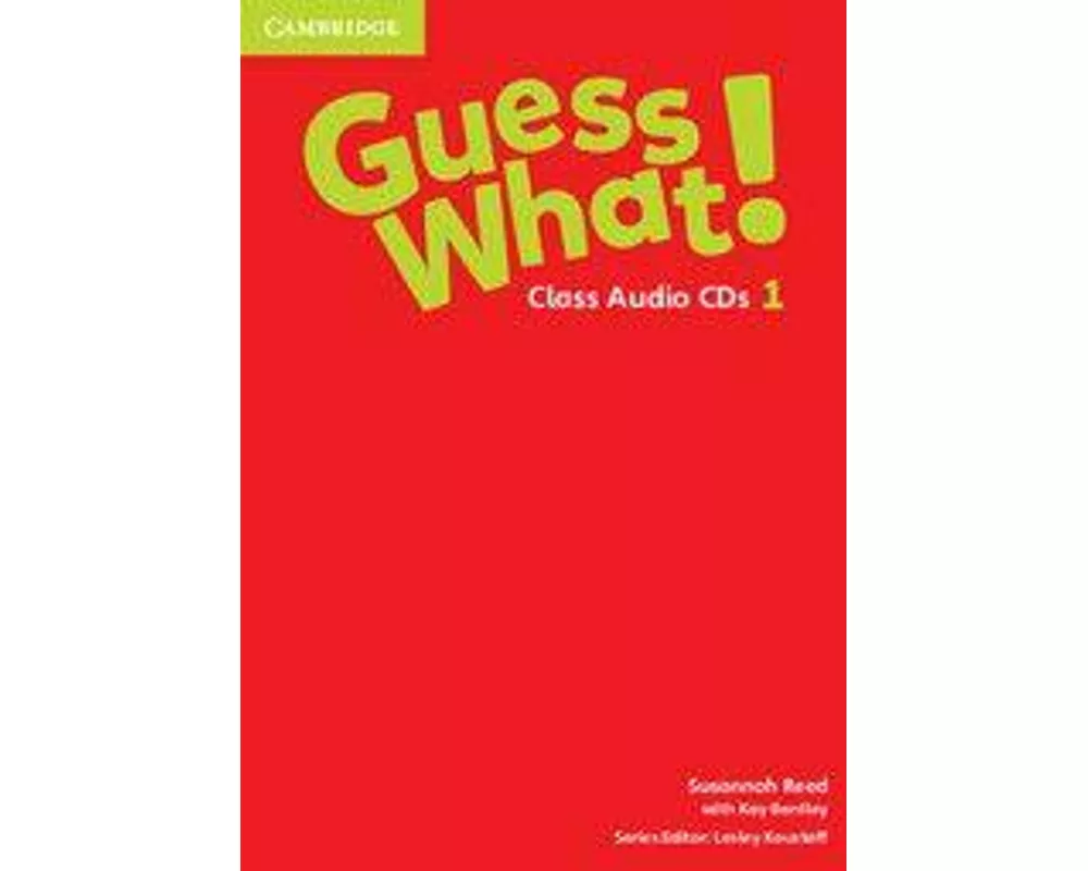 Guess What! Level 1 Class Audio CDs (3) Spanish Edition