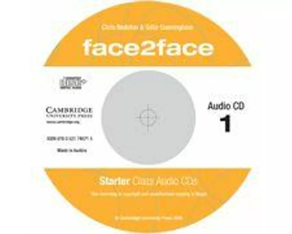 face2face Starter Class Audio CDs (2) Turkish edition