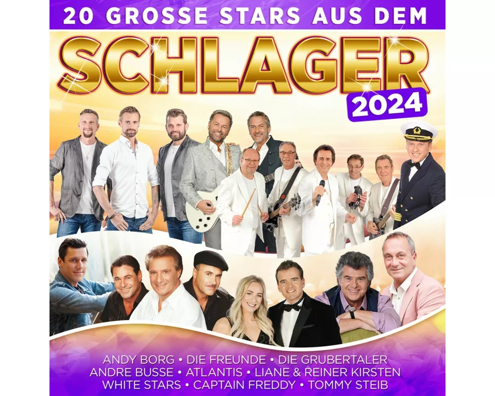 20 groáe Stars aus dem Schlager 2024
