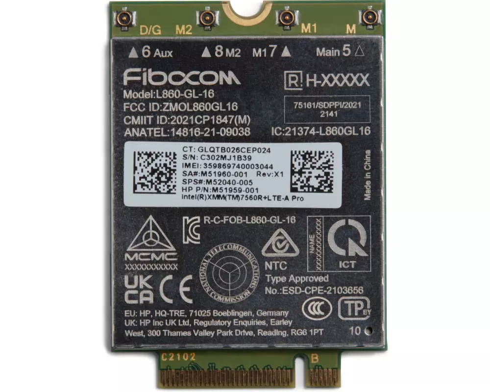 HP Modul XMM 7560 LTE-Advanced WWAN 5R8X8AA