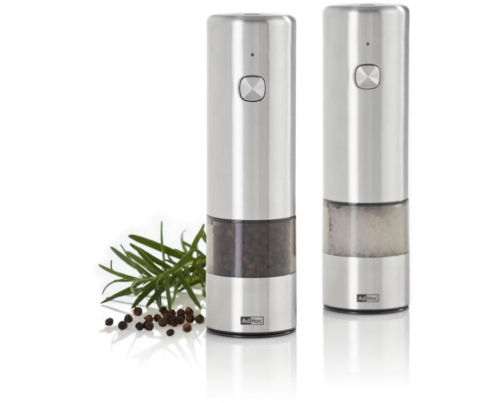 AdHoc Salz- und Pfeffermühle iMill 17 cm, Silber