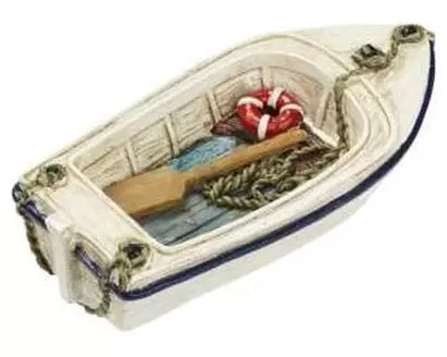 HobbyFun Mini-Fahrzeug Ruderboot 7 cm