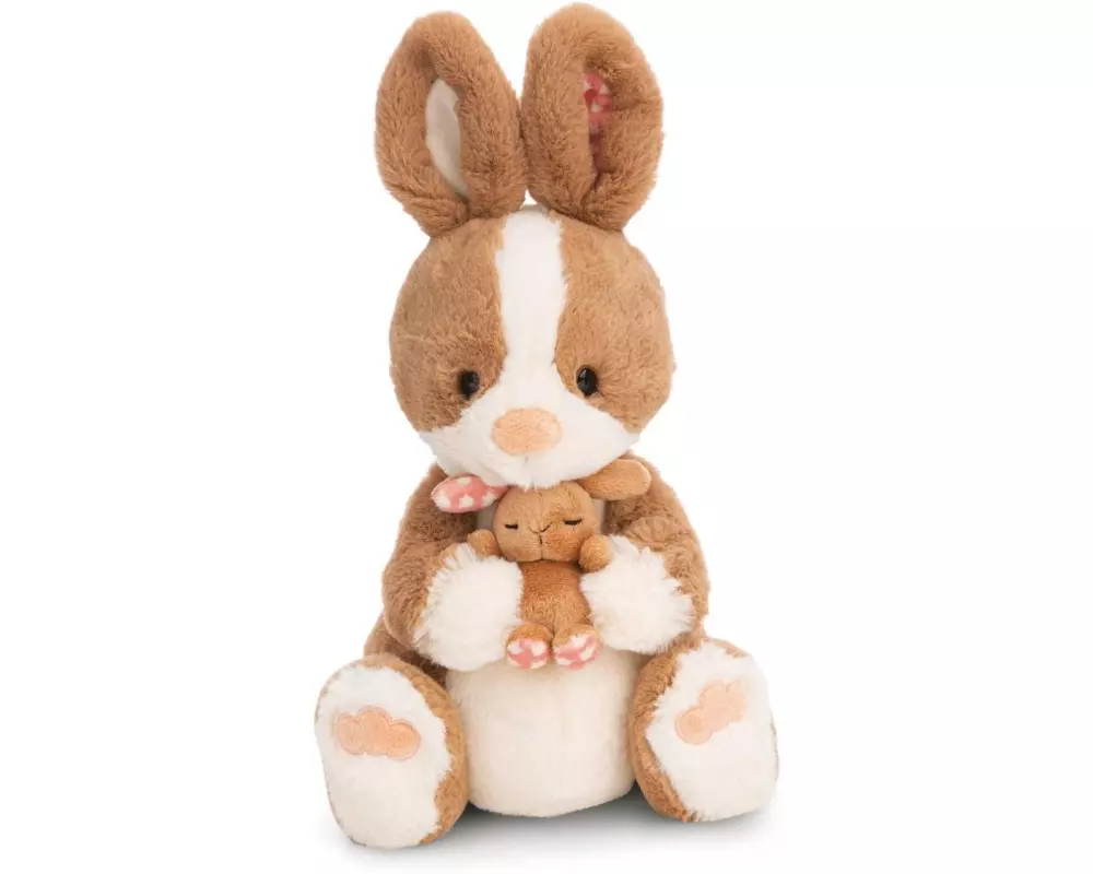 Nici Green Kuscheltier Hase Hopsala und Kind 35 cm