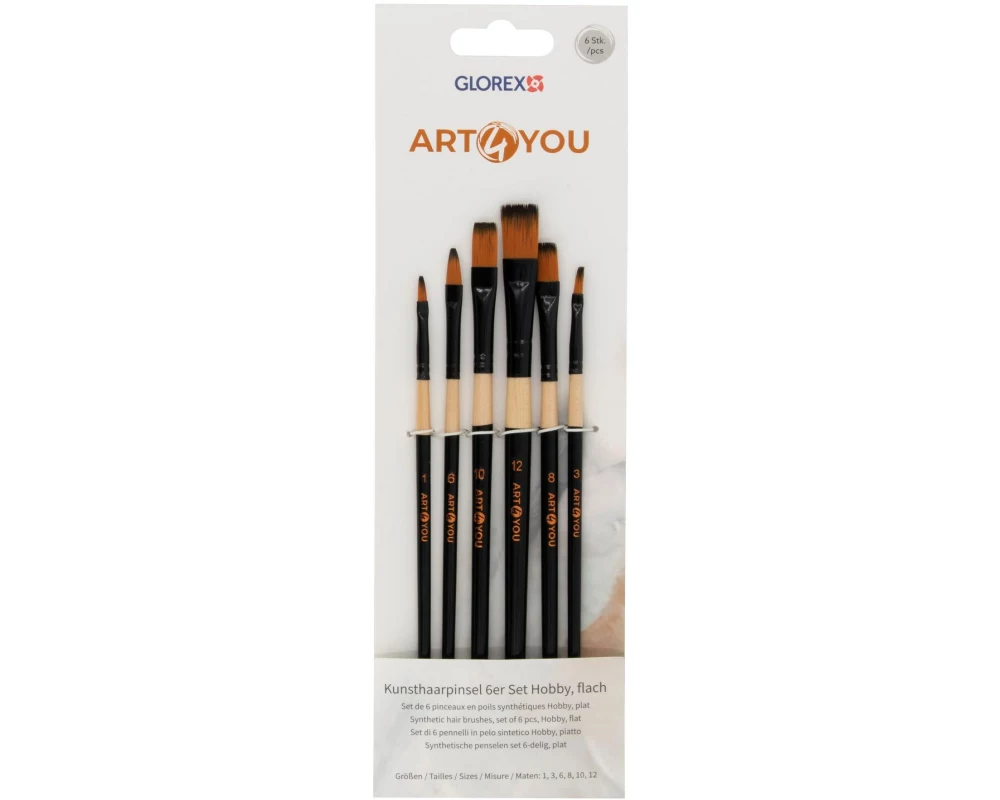 Glorex Glorex Pinsel Synthetic 6 Stück