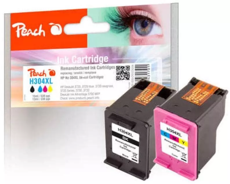 Peach Tintenset HP Nr. 304XL