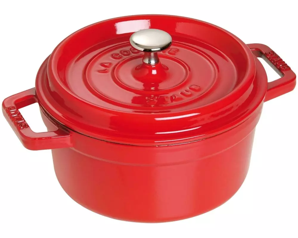 Staub Bräter Cocotte 26 cm, Kirschrot, 5.2 l
