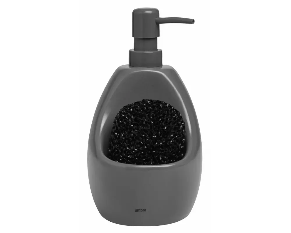 Umbra Seifenspender mit Schwammhalter 590 ml, Grau
