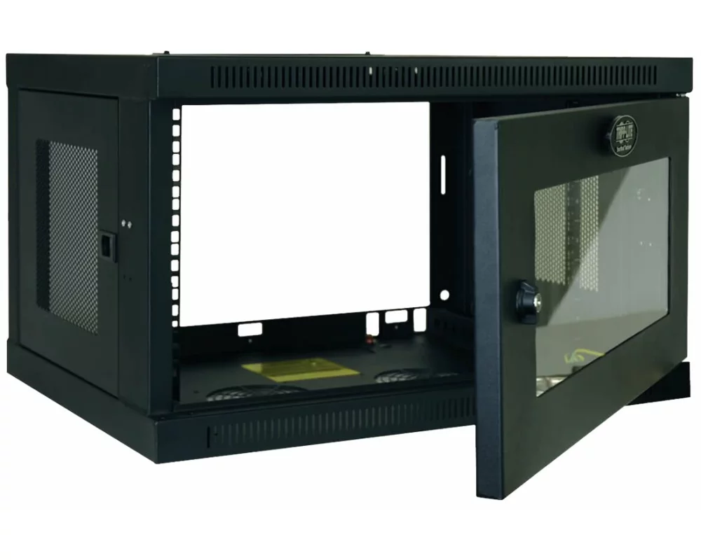 EATON, Wall-Mounted, SmartRack, 6U, Enclosure, W., 600mm, D.450mm, Glass, Door