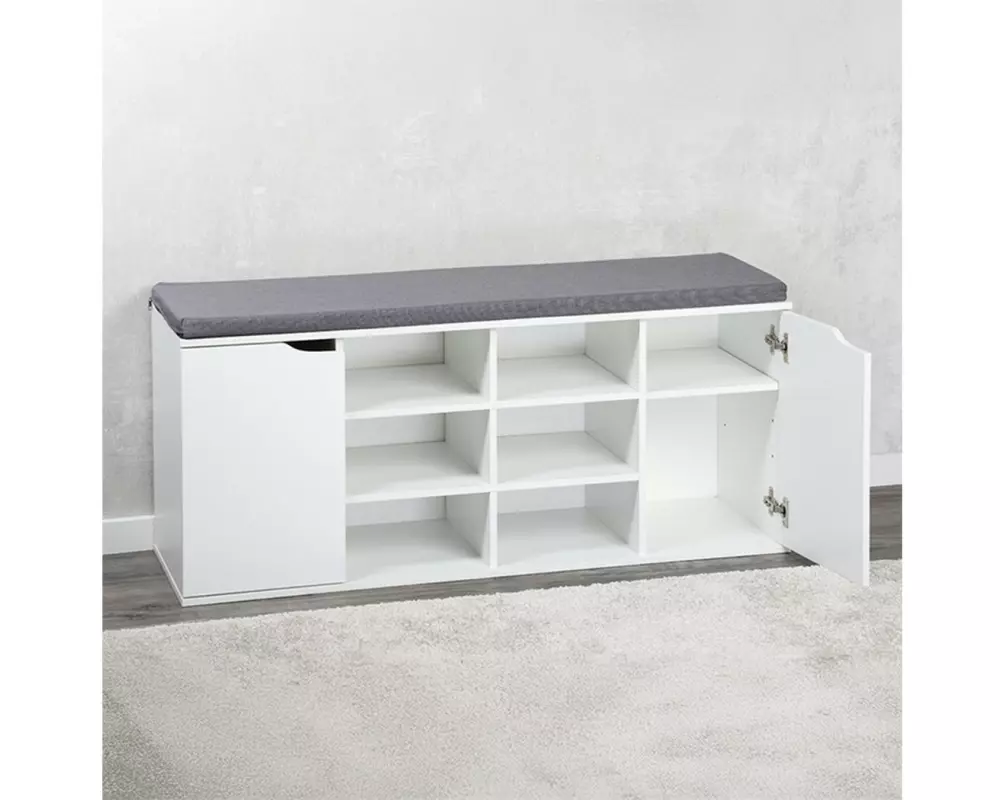 Kesper Eddie mit Sitzkissen und 8 Fächern Weiss