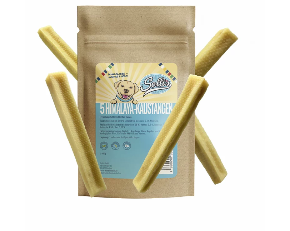 Solli's Snack Hund Himalaya Käse-Kaustange 5x Kaustange XS