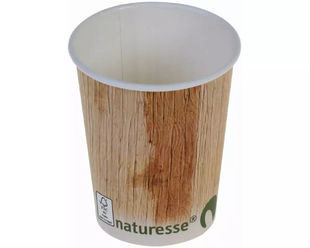 Naturesse Einwegteller Palmblatt 200 ml 50 Stück, Hellbraun