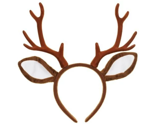 Partydeco Rentiergeweih-Stirnband 26 x 28.5 cm, 1 Stück