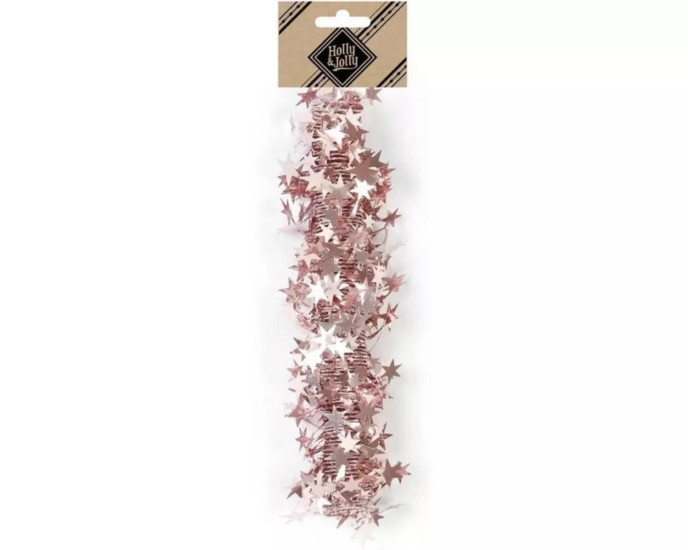 Holly & Jolly Spirale mit Sternen 3.5 x 75 cm, Rosa