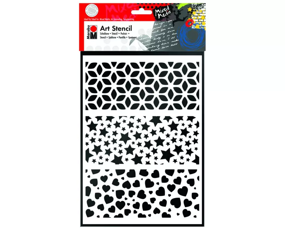 Marabu Schablone Art Stencil Modern Combination