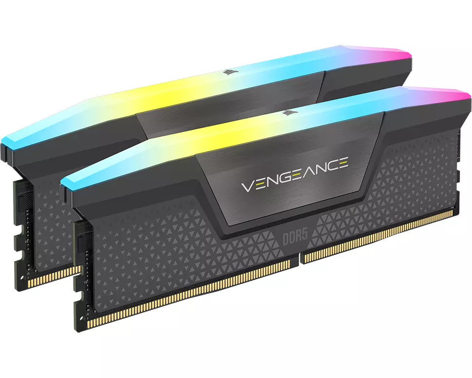 VENGEANCE RGB DDR5 5600MT/s 32GB (2x16GB) Grey - AMD EXPO