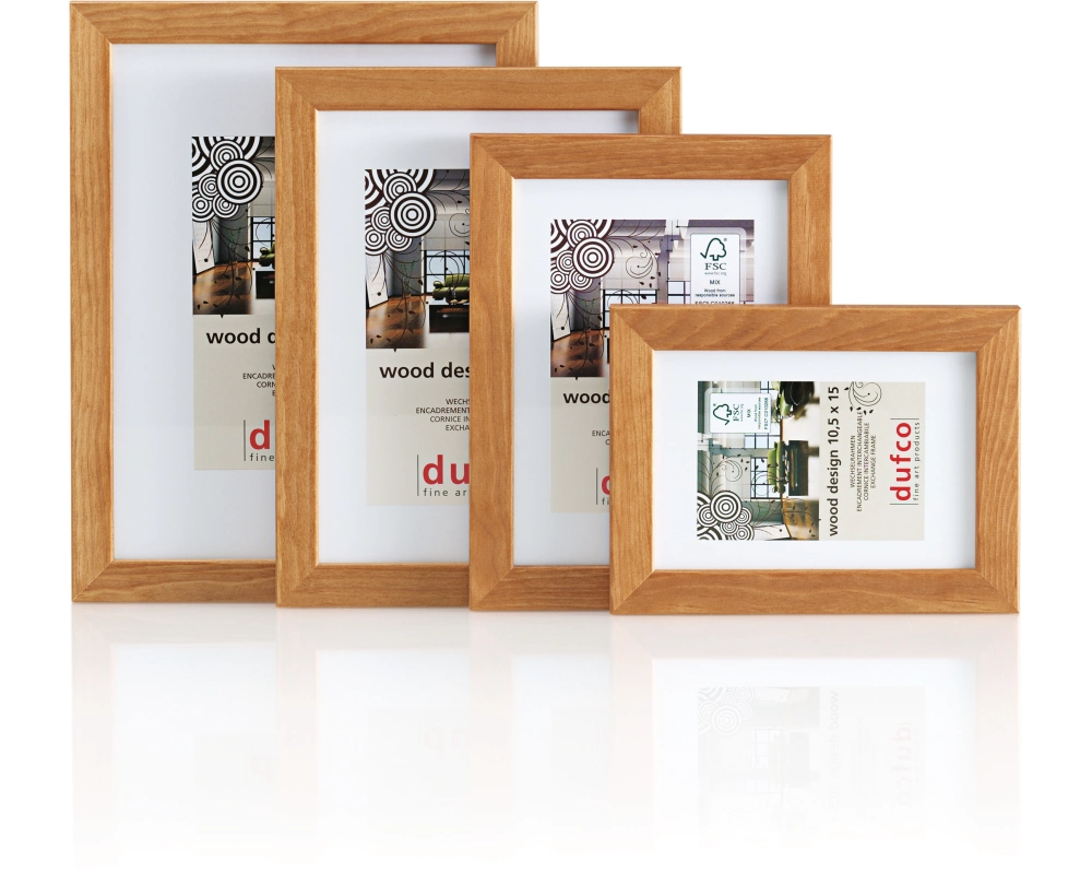 DUFCO Holz-Bilderrahmen 15x21cm 1610.80885 Toronto Kirschbaum