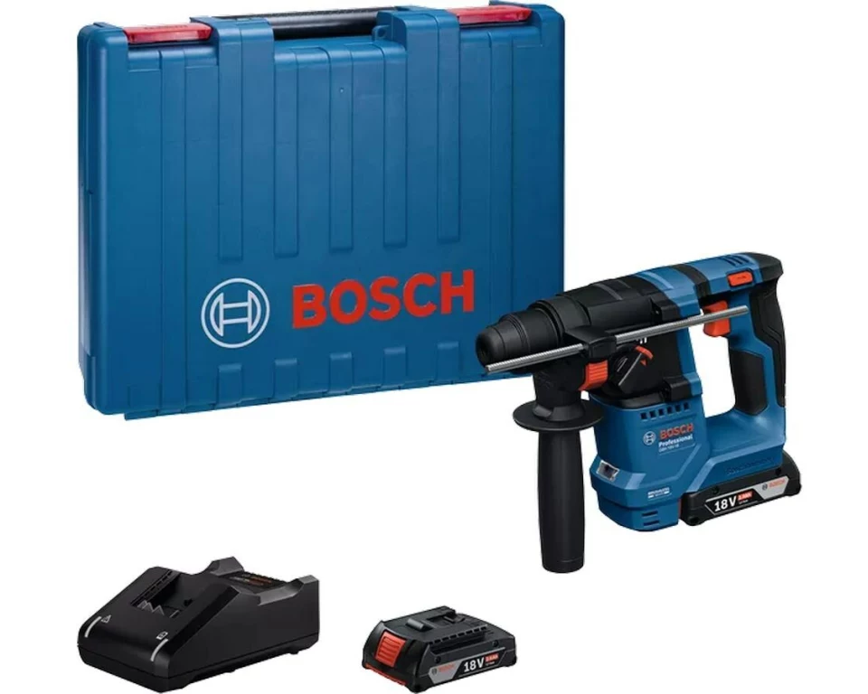 Bosch Professional Akku-Bohrhammer SDS plus GBH 18V-18 2x Akku Handwerkerkoffer