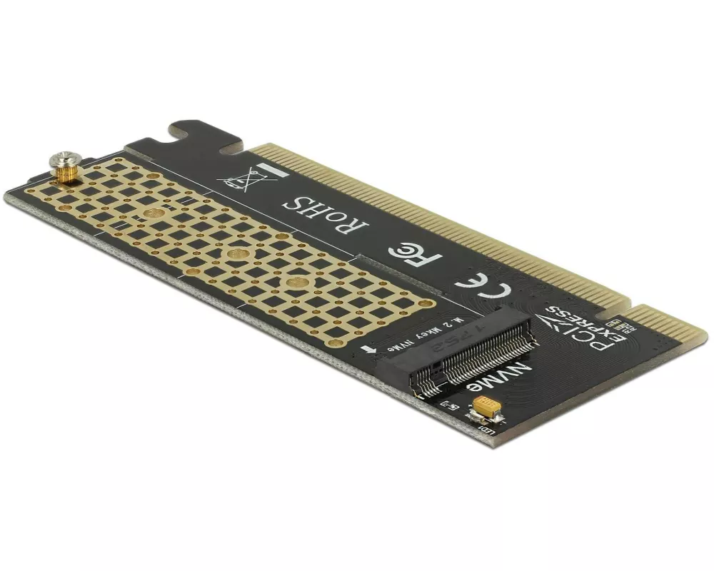 Delock PCIe x16 – M.2, NVMe, Key M