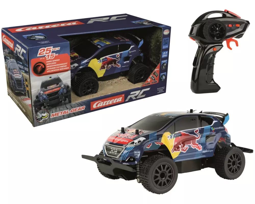 Carrera RC 1:18 R/C R. Bull Peugeot WRX 208