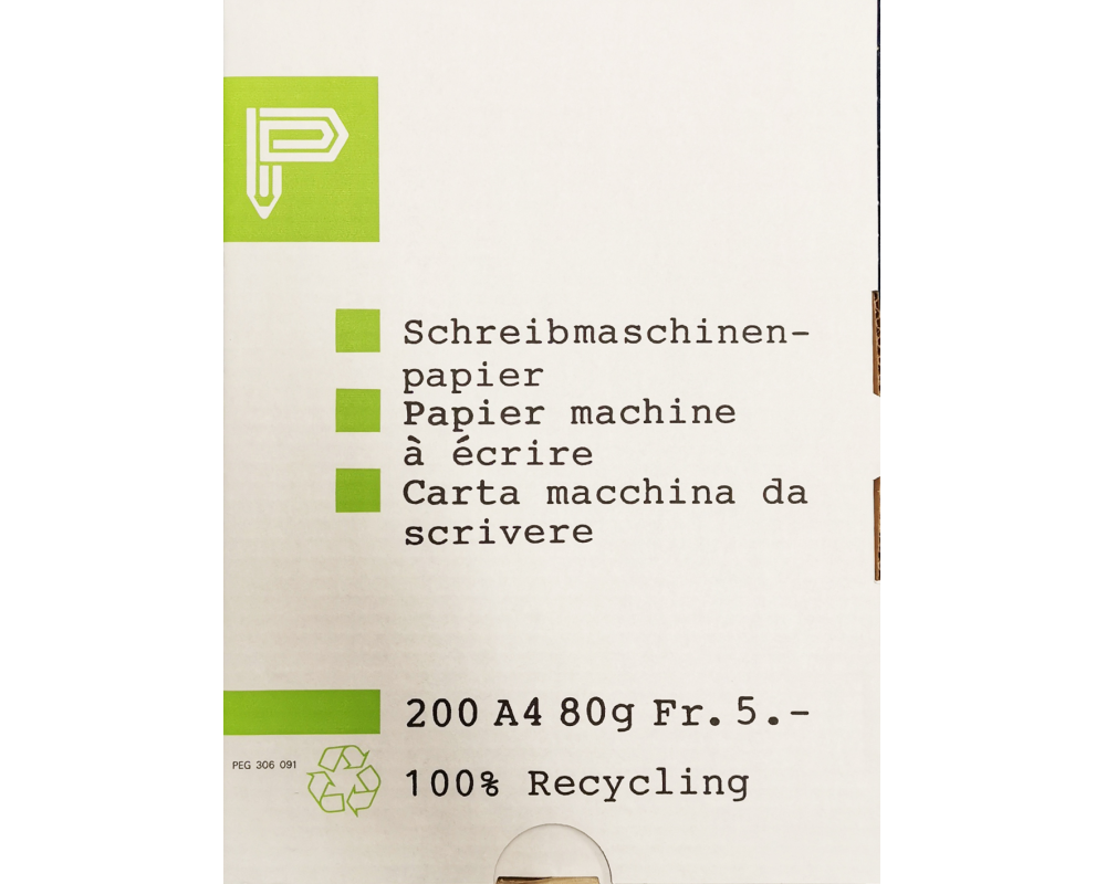 ELCO Schreibmaschinenpapier A4 306091 Recycling 200 Blatt