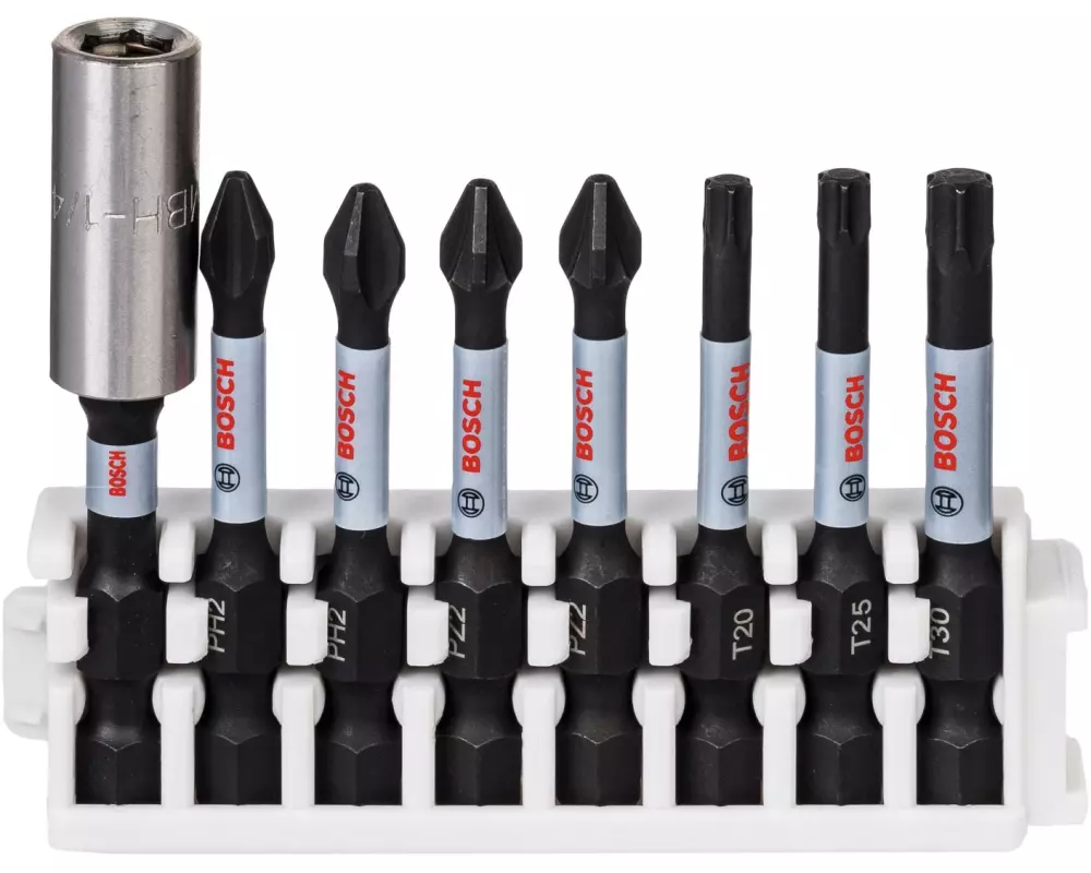 Bosch Professional Bit-Set Pick and Click Impact Control 8-teilig