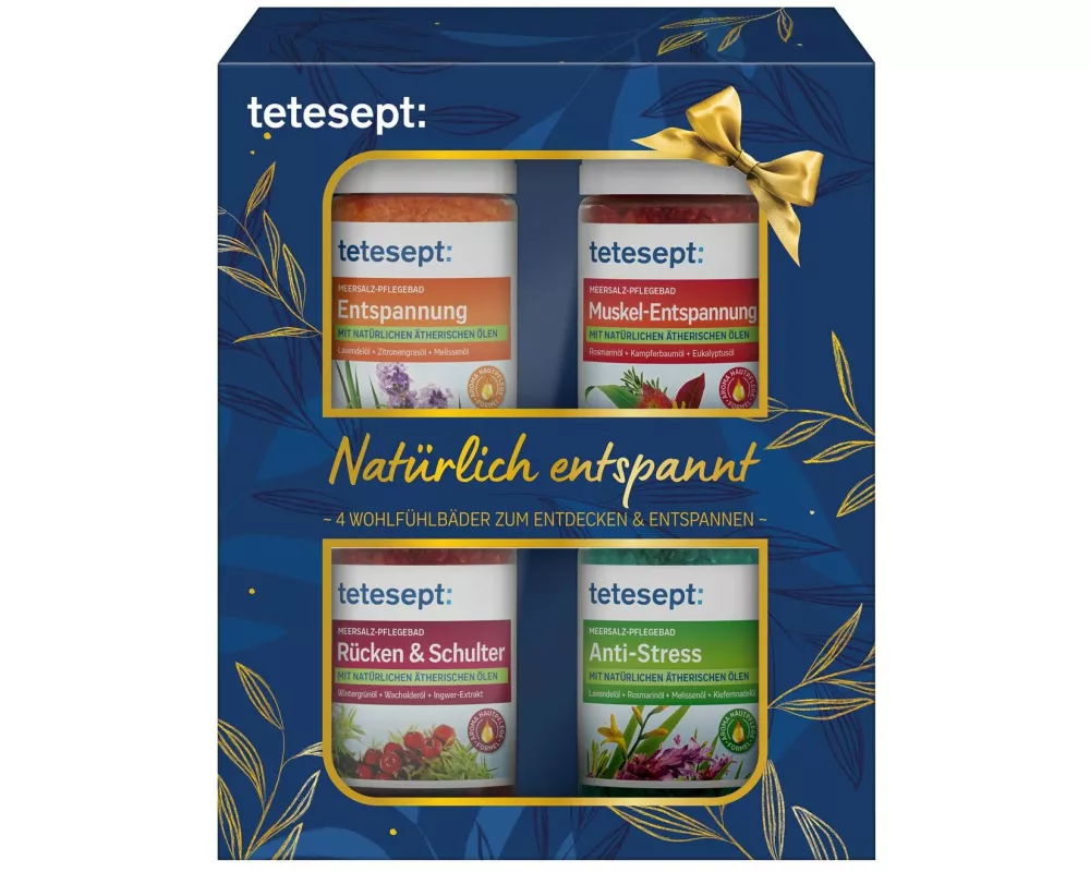 tetesept Gesundheits-Salze Set, 4 x 100 g