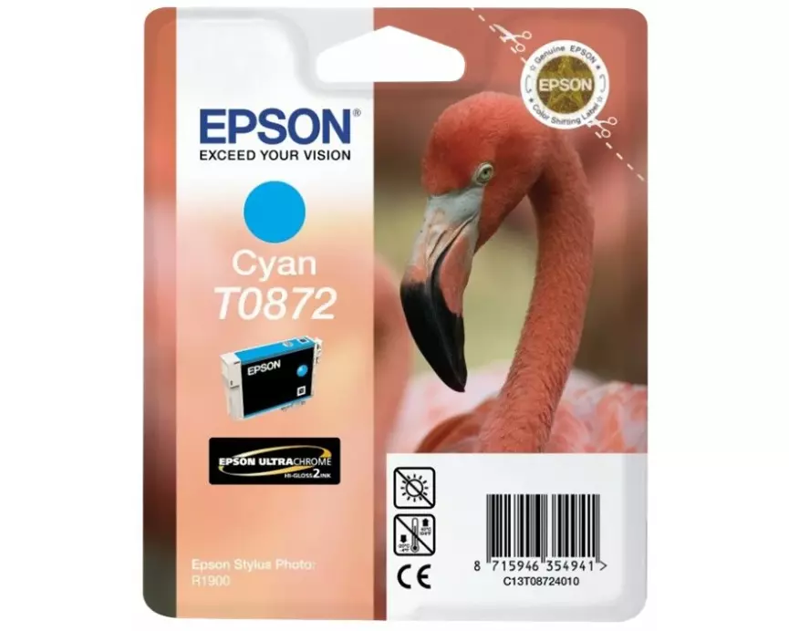 EPSON T0872 Ink cyan Std Capacity 11.4ml blister