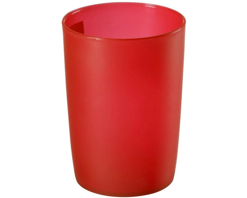 diaqua Mundspülbecher Trend Frosted rot transparent Rot