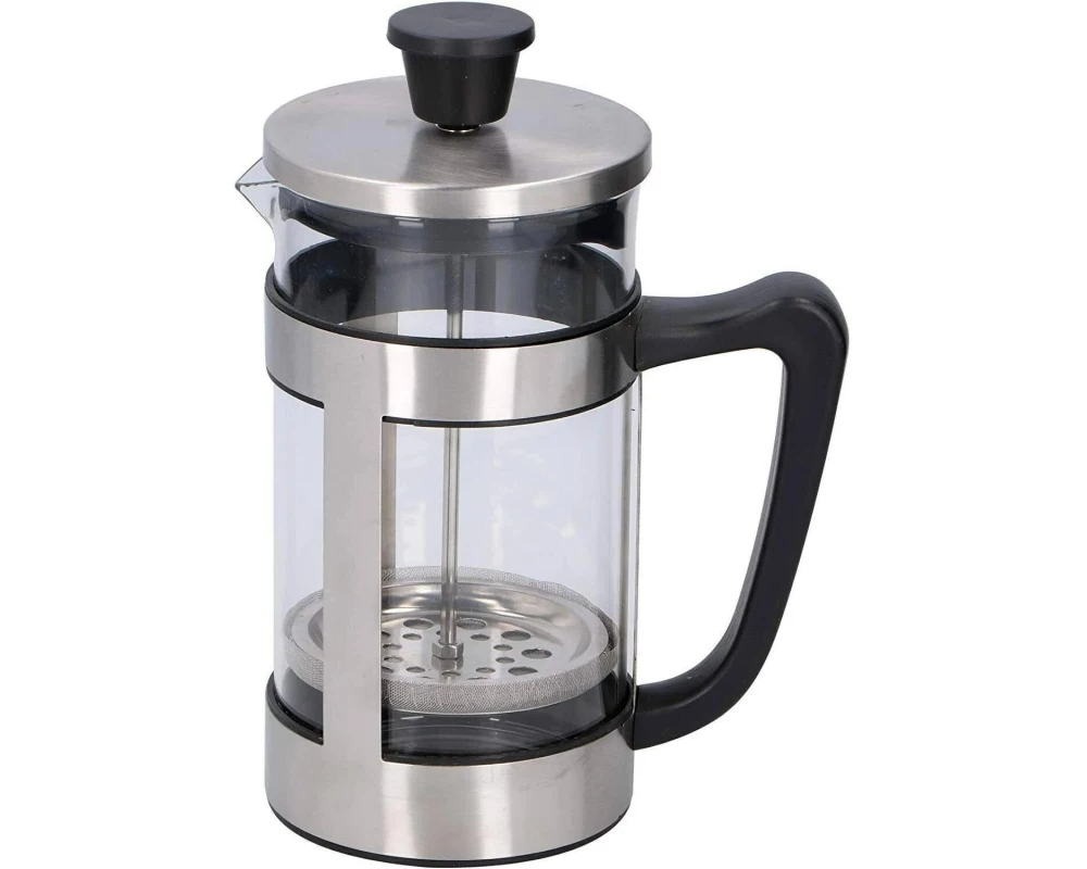 alpina Kaffeebereiter 1 l, Schwarz/Silber/Transparent