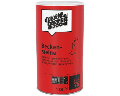 CLEAN AND CLEVER Beckensteine SMA75 1kg 9289 Urinstein- und Kalkablagerung