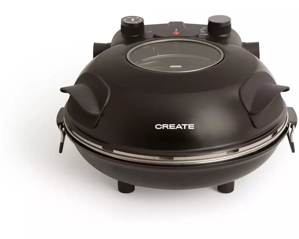 Create Pizzaofen Elektro Schwarz Ø 31 cm