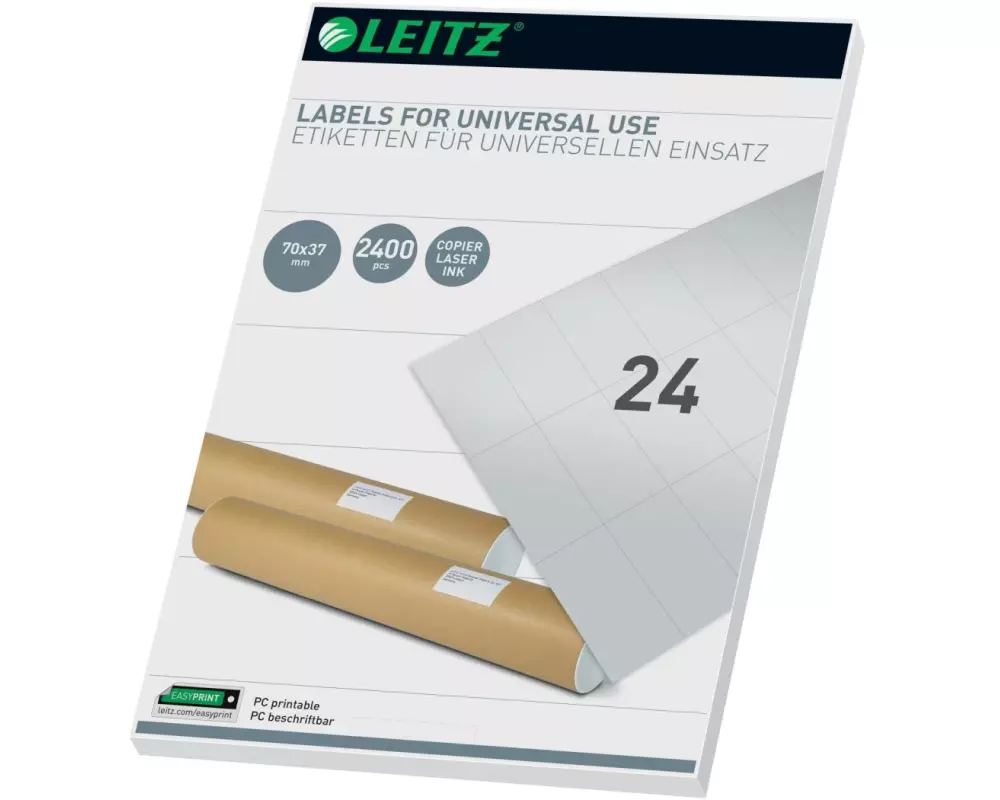 Leitz Universal-Etiketten 70 x 37 mm 100 A4 Bogen