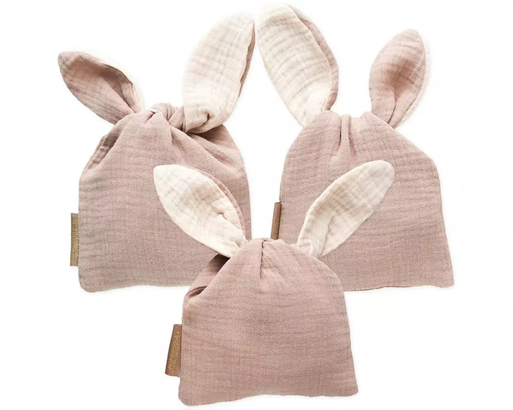 G. Wurm Hasenbeutel Mehrfarbig, 3 Stück