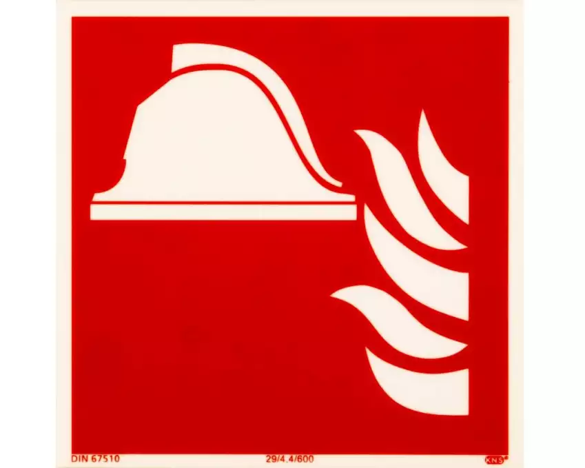 P.R.O. Mittel u.Geräte zur Brandbek. - Piktogramm 150 x 150 mm