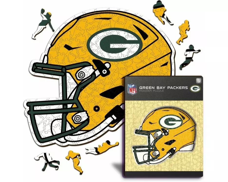 Iconic Puzzle Holz-Puzzle NFL – Green Bay Packers S, 150 Teile