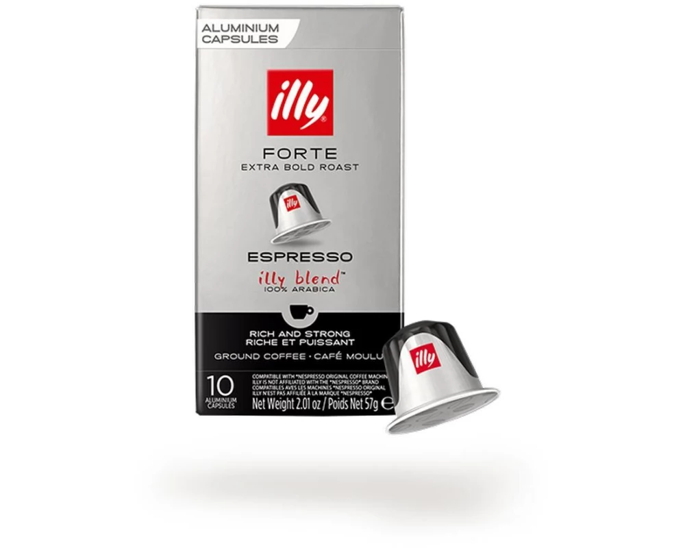 Illy Kaffeekapseln Forte Espresso, 10 Stück