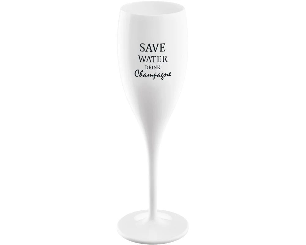 Koziol Sektglas Superglas Save water drink champagne 100 ml, 1 Stk