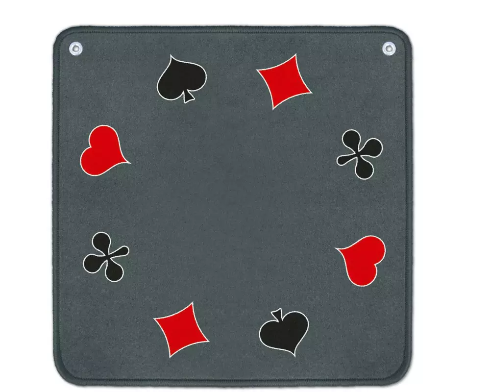 Carta.Media Jassteppich F/CH Grau