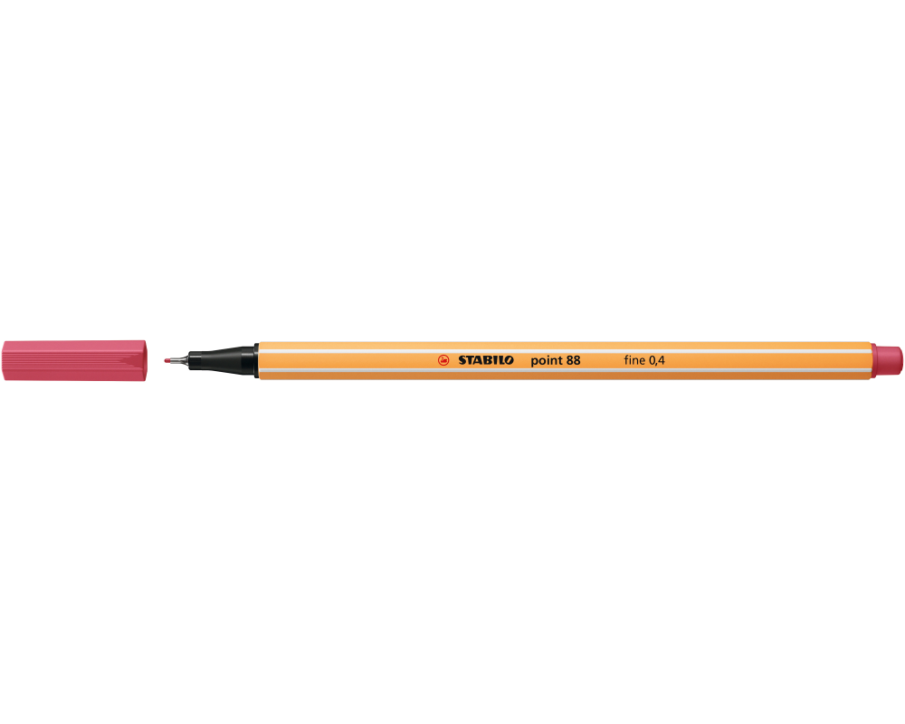 STABILO Fineliner Point 88 0.4mm 88/49 erdbeerrot