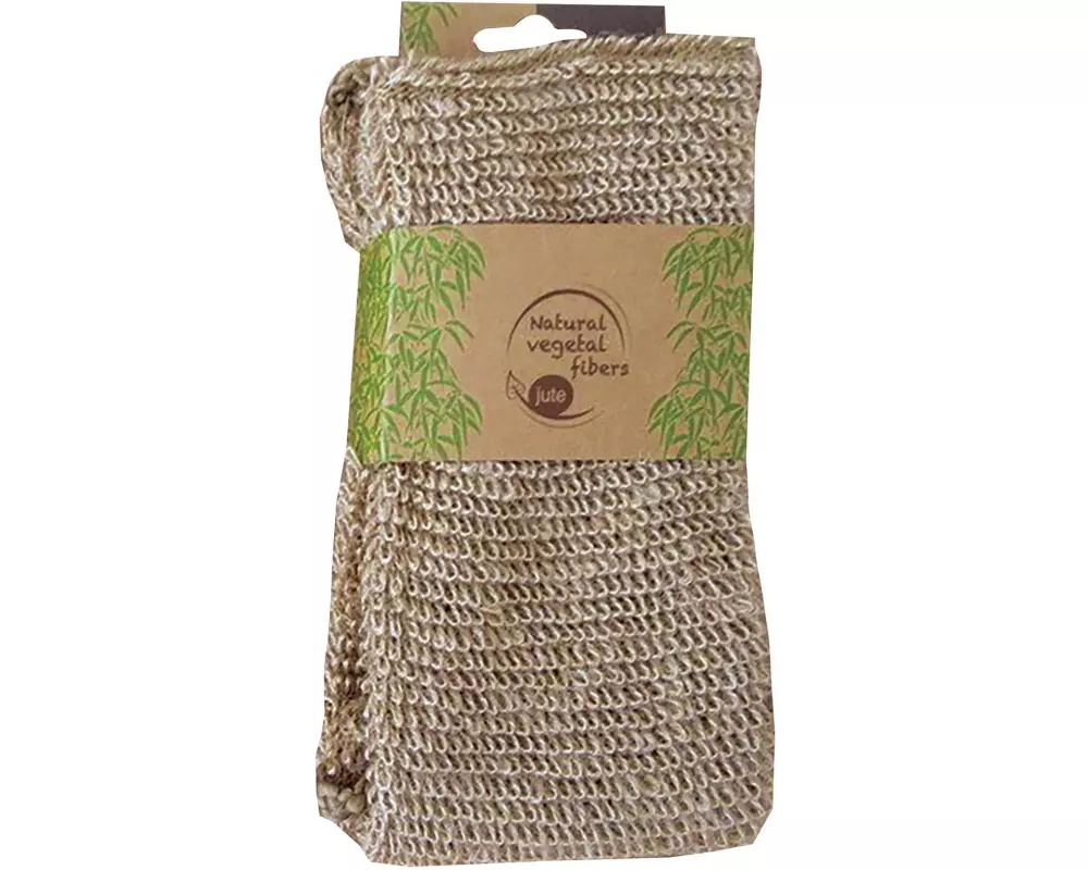 MSV Rückenschruber aus Jute 55 x 11 cm, Braun