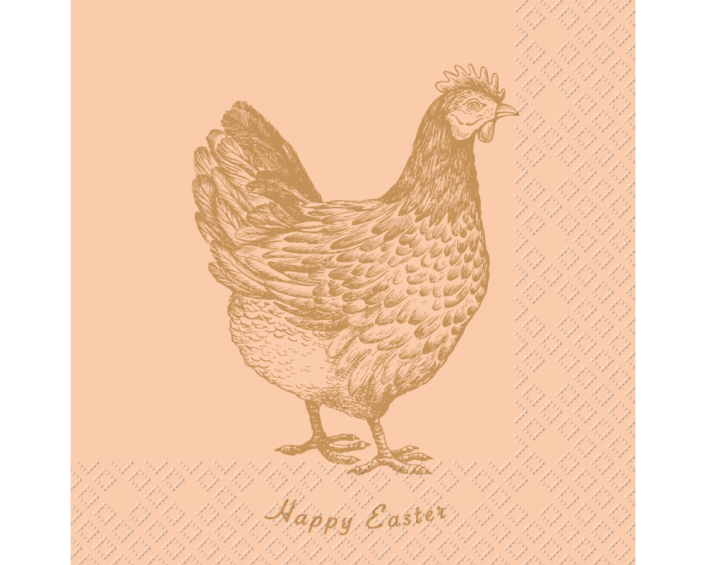 STEWO Serviette Berta 2572541316 orange hell 33x33cm