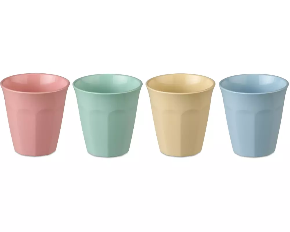 Koziol Trinkbecher Nora S 150 ml, 4 Stück, Mehrfarbig